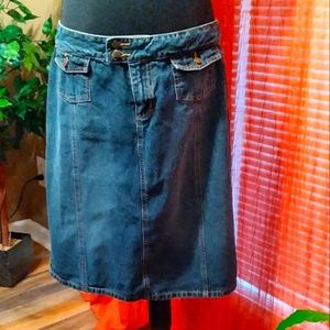 New York & Company Denim Skirt